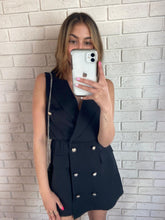 Load image into Gallery viewer, Black Kayleigh Playsuit with Matching Bag
