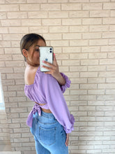Load image into Gallery viewer, Purple Sophie Long Sleeve Top
