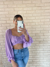 Load image into Gallery viewer, Purple Sophie Long Sleeve Top
