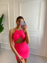Load image into Gallery viewer, Hot Pink Joanna Cut Out Dress
