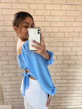 Load image into Gallery viewer, Baby Blue Sophie Long Sleeve Top

