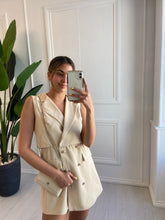 Load image into Gallery viewer, Beige Kayleigh Playsuit with Matching Bag
