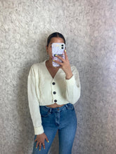 Load image into Gallery viewer, Cream Claire Knit Cardigan
