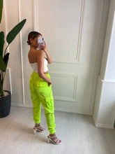 Load image into Gallery viewer, Green Neon Kelly Combat Trousers
