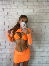 Load image into Gallery viewer, Orange Cindy Bikini Co-Ord
