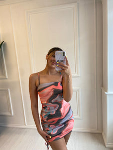 Amy Swirl Print Dress
