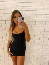 Load image into Gallery viewer, Black Abi Slinky Bodycon Dress
