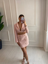 Load image into Gallery viewer, Pink Polly Tweed Skirt
