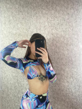 Load image into Gallery viewer, Purple Marble Print Cindy Bikini Co-Ord
