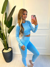 Load image into Gallery viewer, Blue Myla Ribbed Co-Ord
