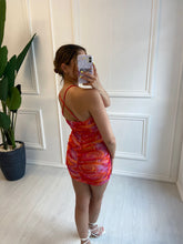Load image into Gallery viewer, Red Chloe Print Mini Dress
